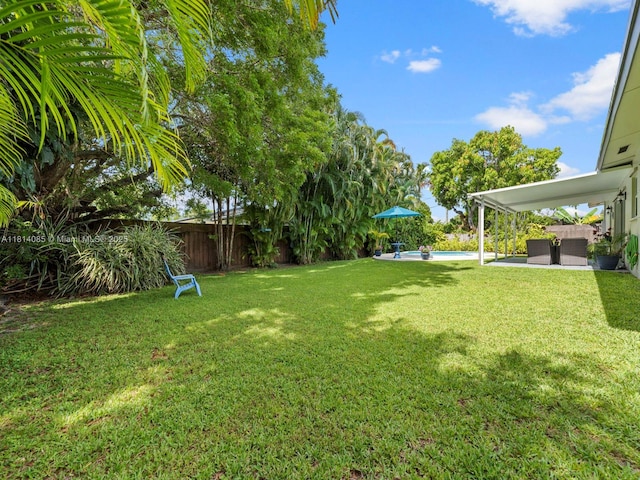 9200 SW 178th Ter, Palmetto Bay, FL 33157 - view of yard with outdoor lounge area and a patio