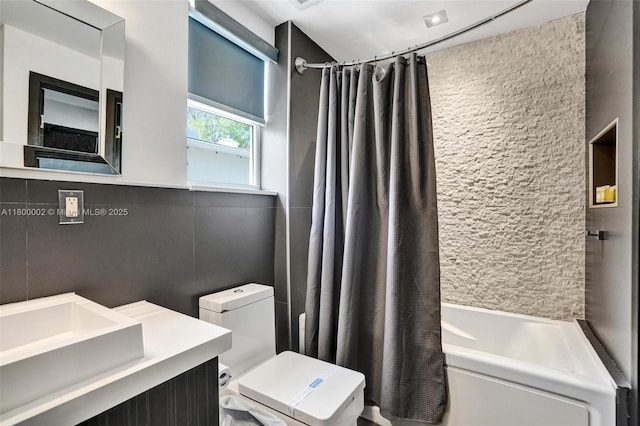 2612 Key Largo Ln, Fort Lauderdale, FL 33312 - full bathroom featuring vanity and shower / bathtub combination with curtain