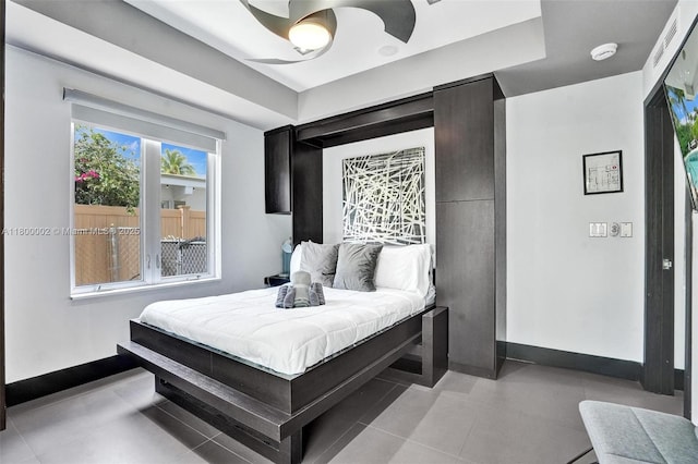 2612 Key Largo Ln, Fort Lauderdale, FL 33312 - bedroom with baseboards and light tile patterned floors