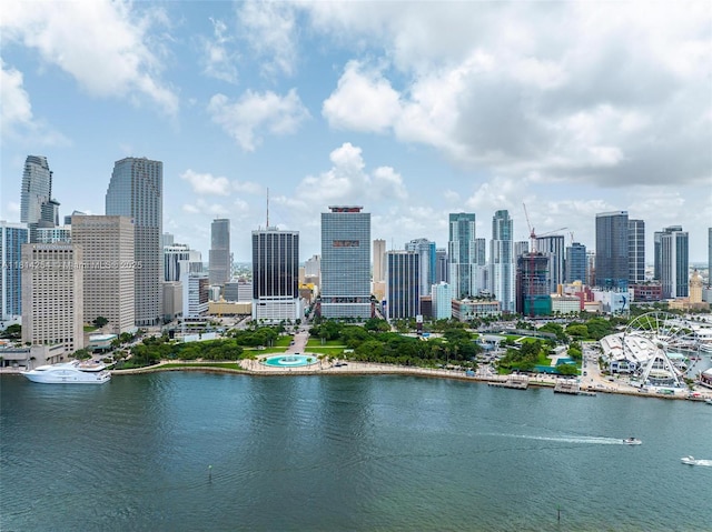 50 Biscayne Blvd Unit 3106, Miami, FL 33132 - view of city skyline with a nearby body of water