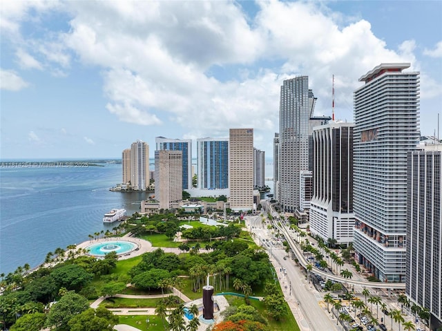50 Biscayne Blvd Unit 3106, Miami, FL 33132 - view of city skyline with a nearby body of water