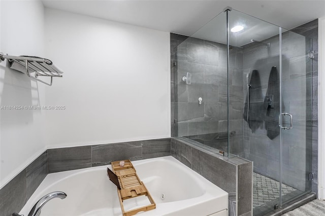 50 Biscayne Blvd Unit 3106, Miami, FL 33132 - full bath with a jetted tub and a stall shower