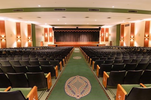 251 SW 132nd Way Unit 306H, Pembroke Pines, FL 33027 - home theater featuring recessed lighting