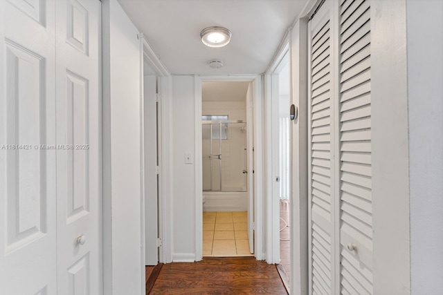 17051 NE 35th Ave Unit 109, North Miami Beach, FL 33160 - corridor featuring dark wood finished floors