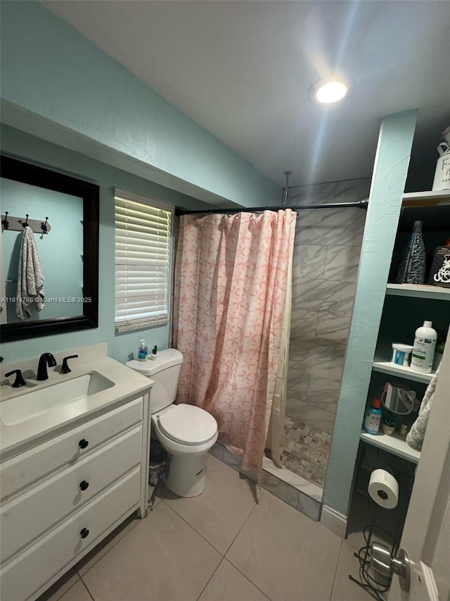 4706 25th Ave SW, Naples, FL 34116 - bathroom with vanity, toilet, and a shower stall
