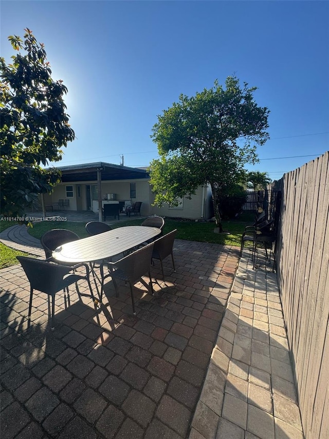4706 25th Ave SW, Naples, FL 34116 - view of patio with outdoor dining area