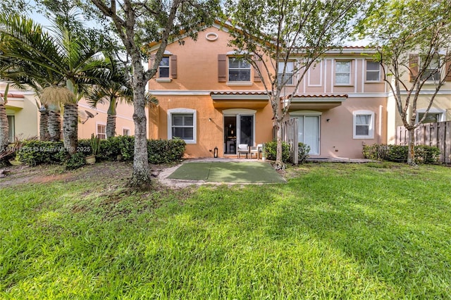 12441 Emerald Creek Mnr, Plantation, FL 33325 - rear view of property featuring stucco siding