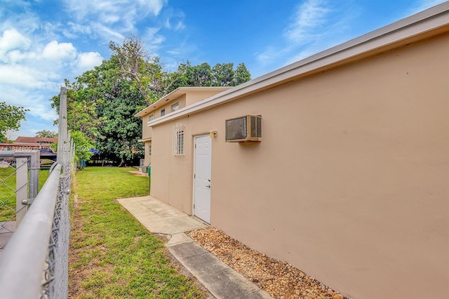 435 NW 44th Ave, Miami, FL 33126 - view of yard featuring an AC wall unit