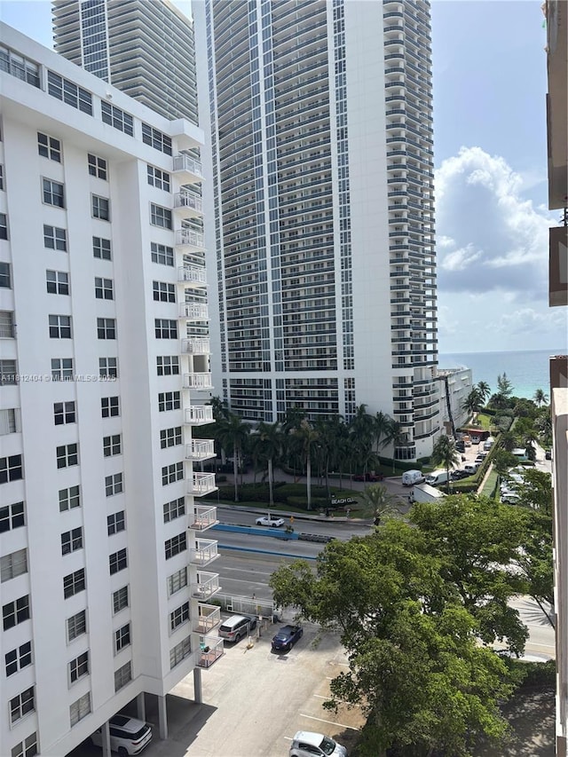 1865 S Ocean Dr Unit 10D, Hallandale Beach, FL 33009 - view of building exterior with a water view