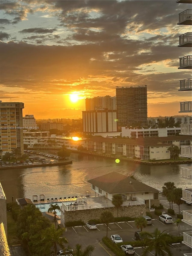 1865 S Ocean Dr Unit 10D, Hallandale Beach, FL 33009 - water view with nearby urban area