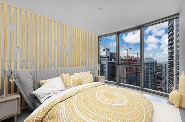 300 Biscayne Blvd Way Unit 4007, Miami, FL 33130 - bedroom with floor to ceiling windows and a city view