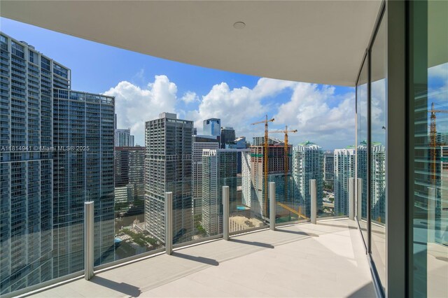 300 Biscayne Blvd Way Unit 4007, Miami, FL 33130 - balcony featuring a view of city