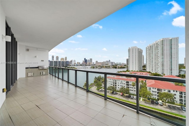 3250 NE 188th St Unit Lph07, Aventura, FL 33180 - balcony with a view of skyline and a water view