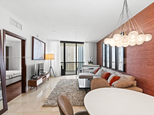 16275 Collins Ave Unit 2103, Sunny Isles Beach, FL 33160 - living room featuring a wall of windows