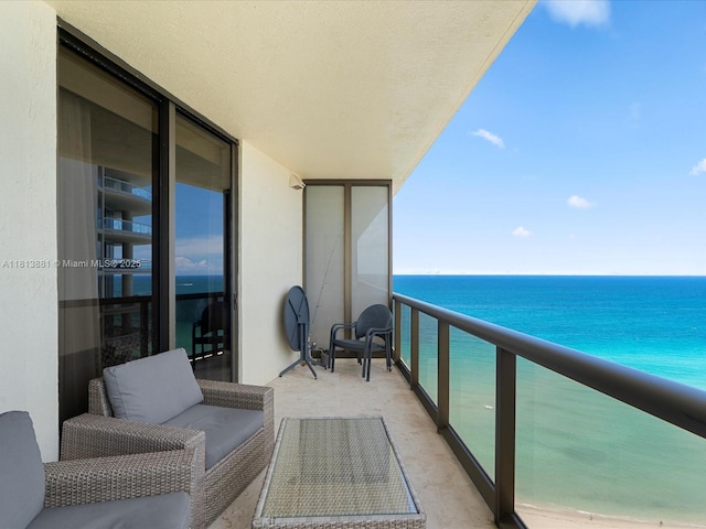 16275 Collins Ave Unit 2103, Sunny Isles Beach, FL 33160 - balcony featuring a water view