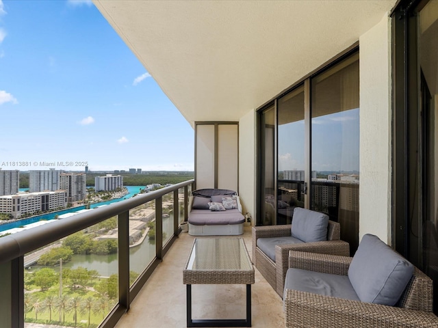 16275 Collins Ave Unit 2103, Sunny Isles Beach, FL 33160 - balcony with a water view