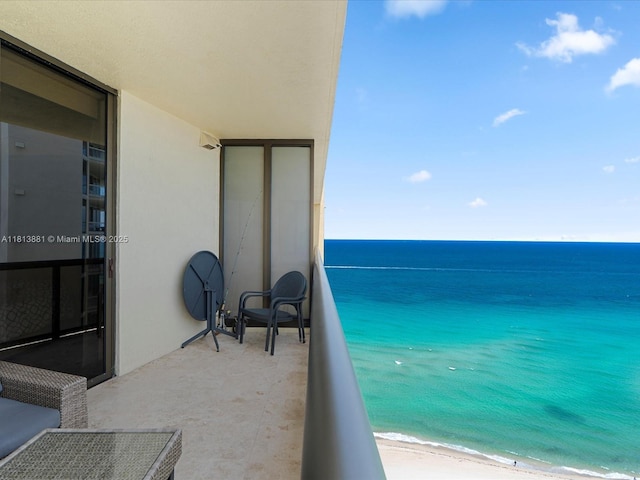 16275 Collins Ave Unit 2103, Sunny Isles Beach, FL 33160 - balcony with view of water and beach