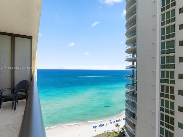 16275 Collins Ave Unit 2103, Sunny Isles Beach, FL 33160 - water view featuring local beach
