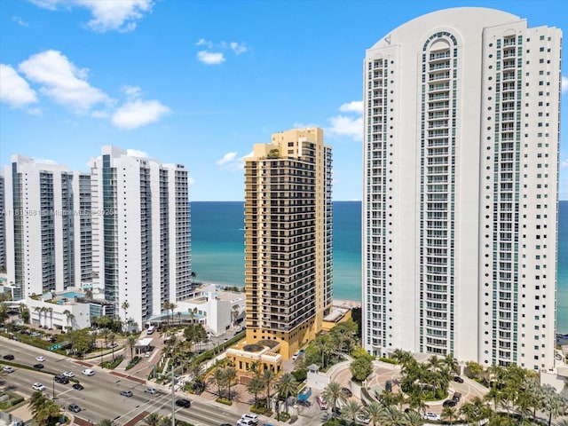 16275 Collins Ave Unit 2103, Sunny Isles Beach, FL 33160 - view of property featuring a water view and a view of city