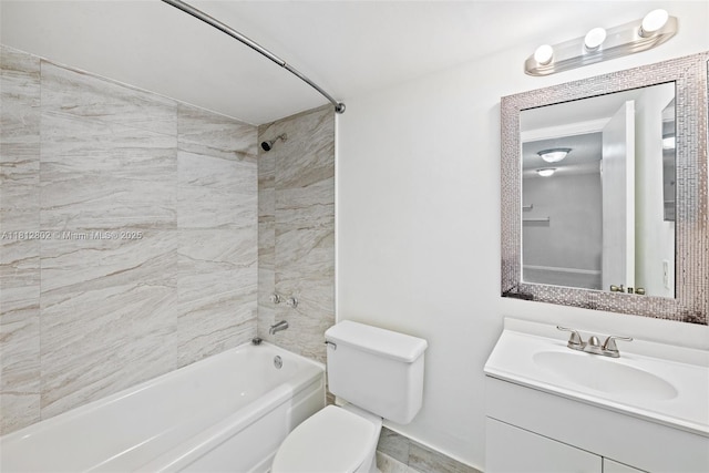 2302 S Cypress Bend Dr Unit 210, Pompano Beach, FL 33069 - full bath featuring shower / tub combination, toilet, and vanity