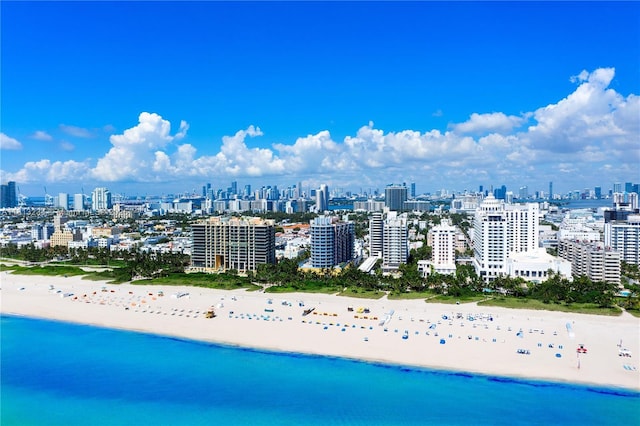 1500 Ocean Dr Unit 910, Miami Beach, FL 33139 - bird's eye view of expansive coastline and city skyline
