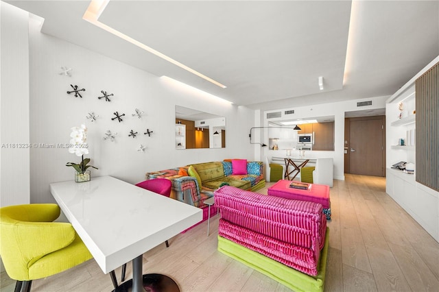 1500 Ocean Dr Unit 910, Miami Beach, FL 33139 - living room with hardwood / wood-style floors