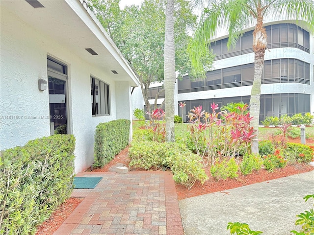 1470 Sheridan St Unit 18C, Hollywood, FL 33020 - property entrance featuring stucco siding