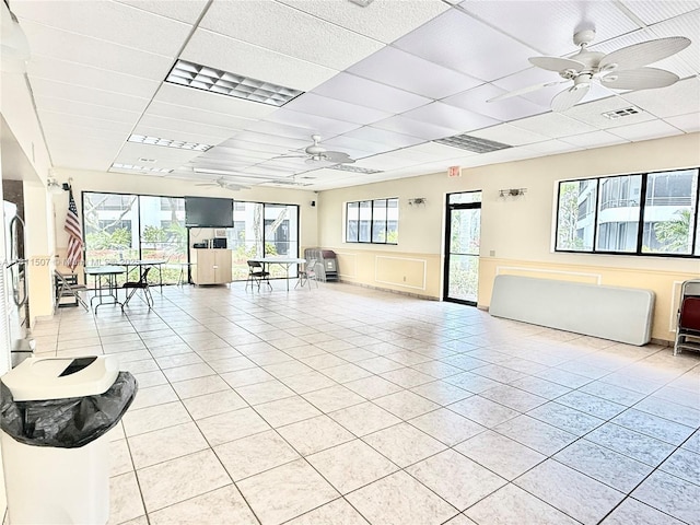1470 Sheridan St Unit 18C, Hollywood, FL 33020 - common area with a paneled ceiling