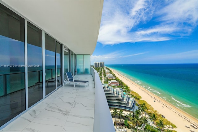 2200 N Ocean Blvd Unit S1801, Fort Lauderdale, FL 33305 - balcony with view of water and beach