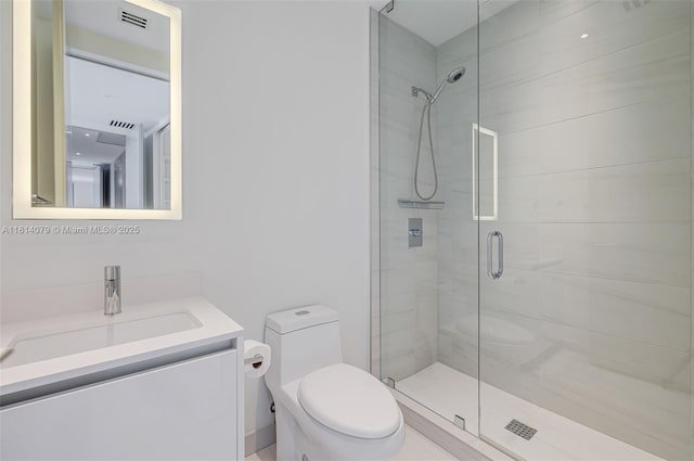2200 N Ocean Blvd Unit S1801, Fort Lauderdale, FL 33305 - full bath featuring toilet, vanity, and a shower stall