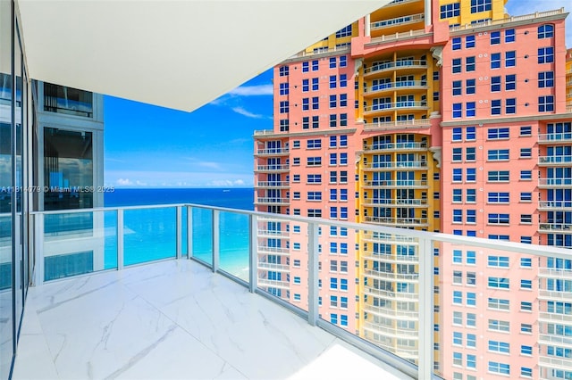 2200 N Ocean Blvd Unit S1801, Fort Lauderdale, FL 33305 - balcony featuring a water view and a city view