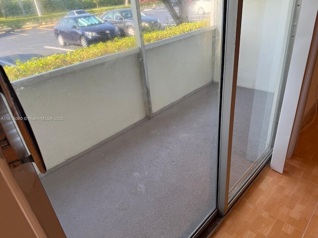 217 Suffolk F Unit 217, Boca Raton, FL 33434 - view of unfurnished sunroom