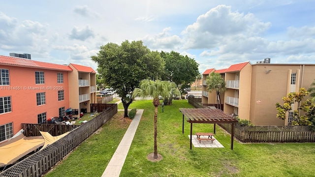 5112 NW 79th Ave Unit 305, Doral, FL 33166 - view of community featuring a pergola