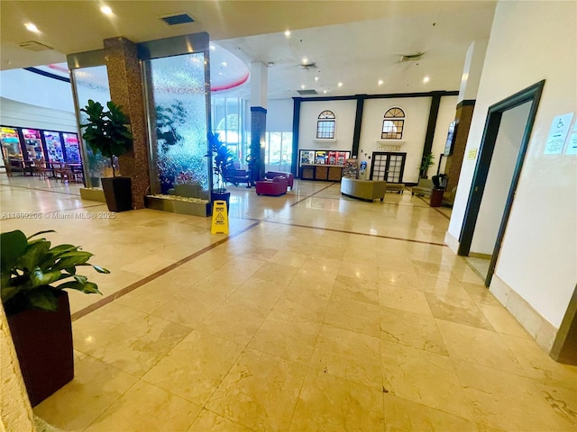19201 Collins Ave Unit 427, Sunny Isles Beach, FL 33160 - community lobby with expansive windows