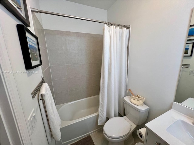 12254 NW 24th Pl, Miami, FL 33167 - full bath with toilet, vanity, and shower / bath combination with curtain