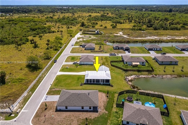910 Gen George Patton Ave, La Belle, FL 33935 - bird's eye view of a nearby body of water