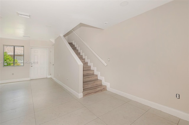 815 NW 3rd Ave, Fort Lauderdale, FL 33311 - entrance foyer featuring stairs and light tile patterned flooring