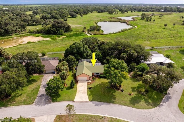 4559 Springview Cir, La Belle, FL 33935 - bird's eye view of a nearby body of water
