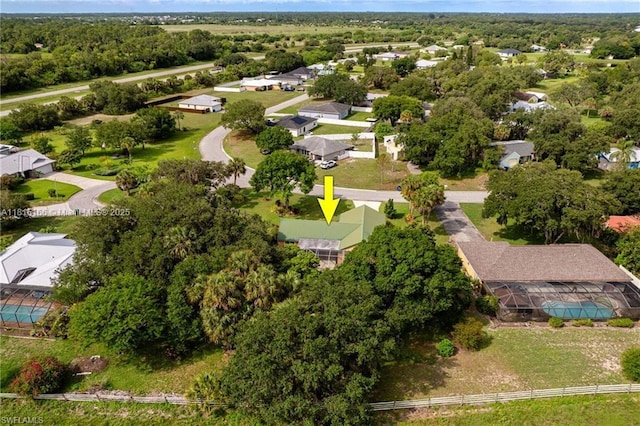 4559 Springview Cir, La Belle, FL 33935 - aerial perspective of suburban area