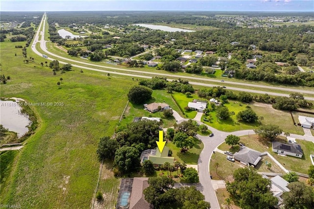 4559 Springview Cir, La Belle, FL 33935 - view of property location featuring a large body of water and nearby suburban area
