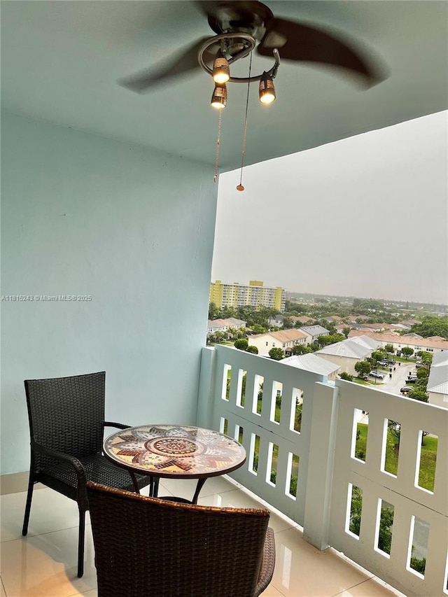 4001 Hillcrest Dr Unit 1014, Hollywood, FL 33021 - balcony with a ceiling fan