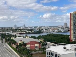 300 Sunny Isles Blvd Unit 4-1407, Sunny Isles Beach, FL 33160 - water view with nearby urban area