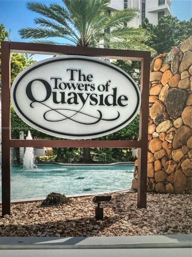 4000 Towerside Ter Unit 2201, Miami, FL 33138 - view of community / neighborhood sign
