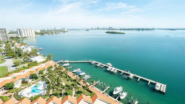 4000 Towerside Ter Unit 2201, Miami, FL 33138 - view of urban area with a large body of water and a marina