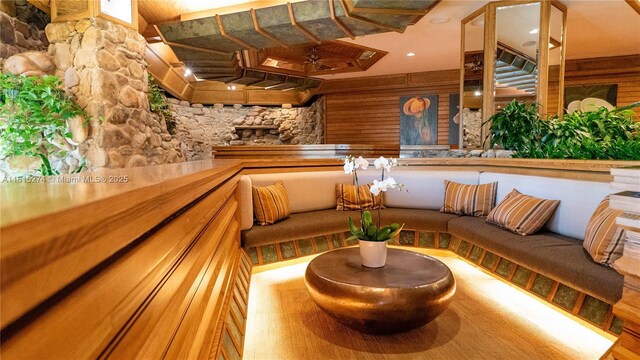 4000 Towerside Ter Unit 2201, Miami, FL 33138 - lobby featuring wood walls