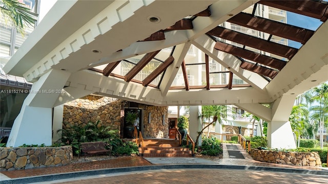 4000 Towerside Ter Unit 2201, Miami, FL 33138 - view of patio featuring a gazebo