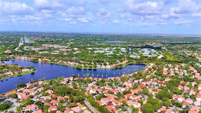 1420 Seagrape Cir, Weston, FL 33326 - aerial perspective of suburban area featuring a nearby body of water