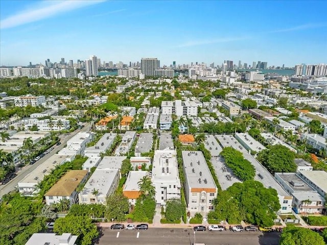 1532 Drexel Ave Unit 204, Miami Beach, FL 33139 - aerial overview of property's location with skyline