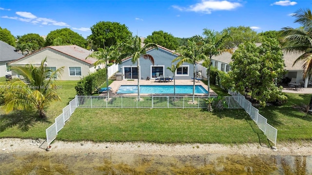 14420 NW 16th St, Pembroke Pines, FL 33028 - view of pool with a fenced backyard and a patio area