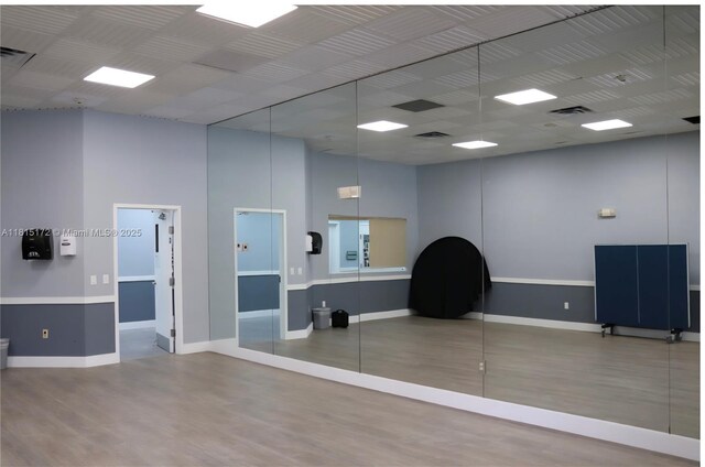 14420 NW 16th St, Pembroke Pines, FL 33028 - unfurnished office featuring wood finished floors and a towering ceiling
